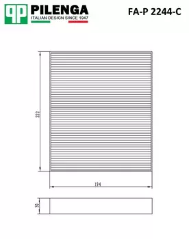 ФИЛЬТР САЛОННЫЙ УГОЛЬНЫЙ KIA OPTIMA