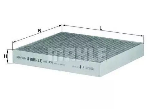 ФИЛЬТР САЛОННЫЙ УГОЛЬНЫЙ MITSUBISHI OUTLANDER 2.0DI-D 07-