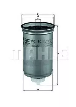 ФИЛЬТР ТОПЛИВНЫЙ FORD TRANSIT 2.5D/TDI 84-09/97