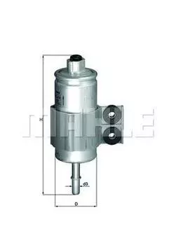 ФИЛЬТР ТОПЛИВНЫЙ HONDA ACCORD VII 1.8-2.2 10/98-12/02