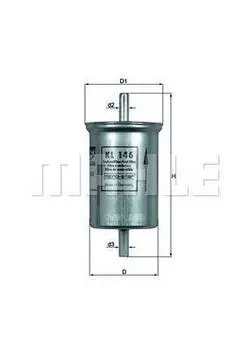 ФИЛЬТР ТОПЛИВНЫЙ RENAULT MEGAN 1.4-1.6 10/96-