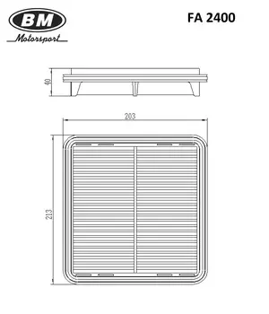 ФИЛЬТР ВОЗДУШНЫЙ