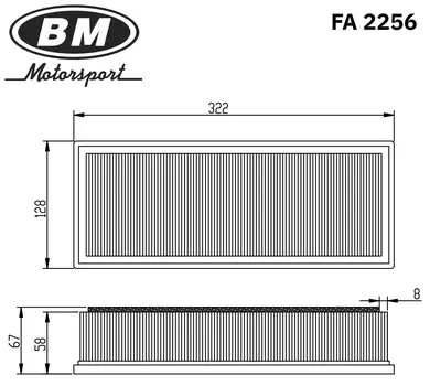 ФИЛЬТР ВОЗДУШНЫЙ, AUDI