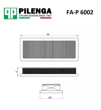 ФИЛЬТР ВОЗДУШНЫЙ, C4, 207, 308, 3008, 408, MINI