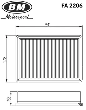 ФИЛЬТР ВОЗДУШНЫЙ CHEVROLET (GM) COBALT 1.5 / AVEO III 2011