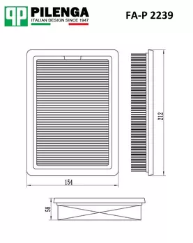ФИЛЬТР ВОЗДУШНЫЙ FORD KUGA 2.5 13-