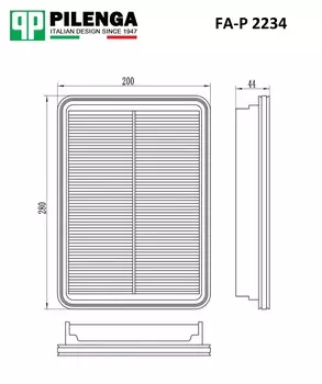 ФИЛЬТР ВОЗДУШНЫЙ HYUNDAI SANTA FE, KIA SORENTO 2.2CRDI 10-