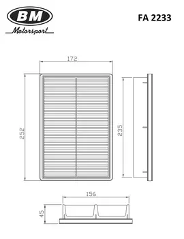 ФИЛЬТР ВОЗДУШНЫЙ HYUNDAI TUCSON, KIA SPORTAGE 2.0CRDI 06-10