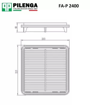 ФИЛЬТР ВОЗДУШНЫЙ, LANOS, SENS