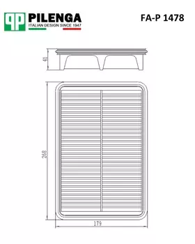 ФИЛЬТР ВОЗДУШНЫЙ MAZDA 3, MAZDA 6, CX-5