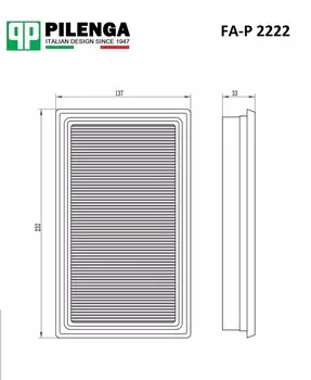 ФИЛЬТР ВОЗДУШНЫЙ NISSAN QASHQAI J10, TIIDA C11 1.6 07-
