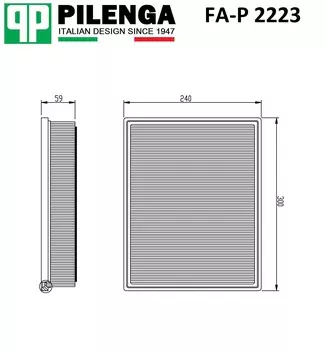 ФИЛЬТР ВОЗДУШНЫЙ SSANGYONG ACTYON, KYRON 2.0/2.7 06-