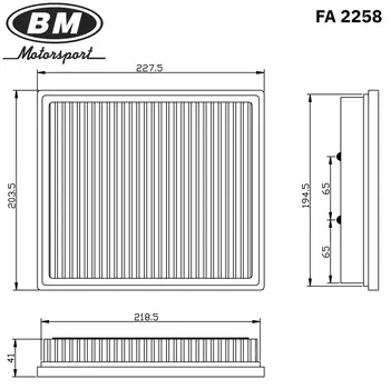 ФИЛЬТР ВОЗДУШНЫЙ W43556