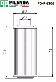ФИЛЬТРУЮЩИЙ ЭЛЕМЕНТ МАСЛЯНОГО ФИЛЬТРА