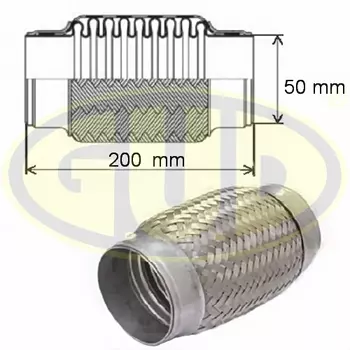 ГОФРА ГЛУШИТЕЛЯ 50X200