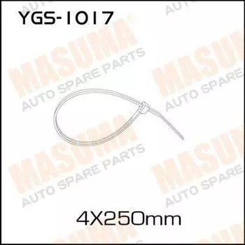 ХОМУТ ПЛАСТИКОВЫЙ MASUMA ЧЕРНЫЙ 4Х250