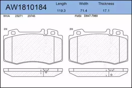 К-Т ДИСКОВ. ТОРМОЗ. КОЛОДОК