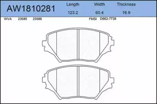К-Т ДИСКОВ. ТОРМОЗ. КОЛОДОК