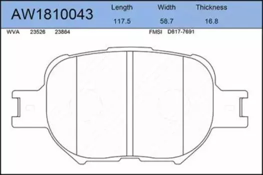 К-Т ДИСКОВ. ТОРМОЗ. КОЛОДОК