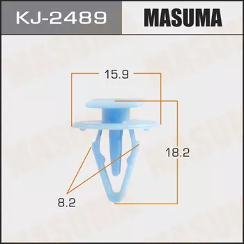КЛИПСА АВТОМОБИЛЬНАЯ (АВТОКРЕПЕЖ) MASUMA 2489-KJ [УП.50]