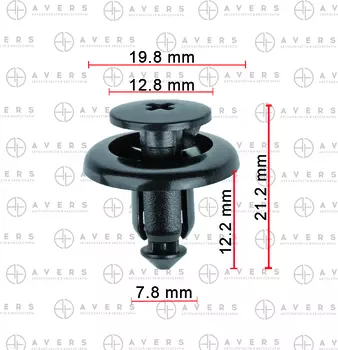 КЛИПСА КРЕПЛЕНИЯ ПОДКРЫЛКА MAZDA, FORD