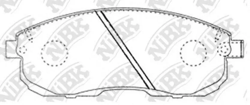 КОЛОДКИ ДИСКОВЫЕ П.\ NISSAN MAXIMA 2.0/3.0I 24V 89&gt;/200SX 1.8T 91 PN2201-NIBK