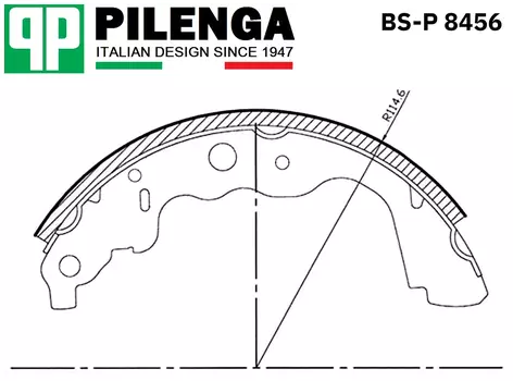 КОЛОДКИ ТОРМОЗНЫЕ БАРАБАННЫЕ 230 ММ, LADA LARGUS, DUSTER