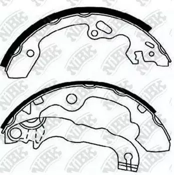 КОЛОДКИ ТОРМОЗНЫЕ БАРАБАННЫЕ