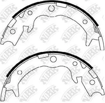 КОЛОДКИ ТОРМОЗНЫЕ БАРАБАННЫЕ