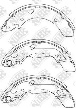 КОЛОДКИ ТОРМОЗНЫЕ БАРАБАННЫЕ