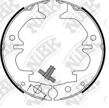 КОЛОДКИ ТОРМОЗНЫЕ БАРАБАННЫЕ