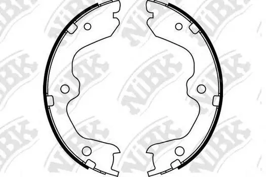 КОЛОДКИ ТОРМОЗНЫЕ БАРАБАННЫЕ