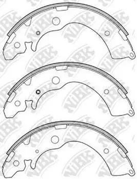 КОЛОДКИ ТОРМОЗНЫЕ БАРАБАННЫЕ