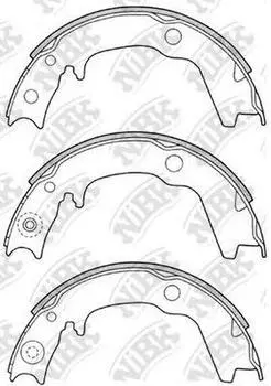 КОЛОДКИ ТОРМОЗНЫЕ БАРАБАННЫЕ