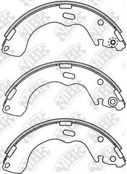 КОЛОДКИ ТОРМОЗНЫЕ БАРАБАННЫЕ