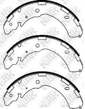 КОЛОДКИ ТОРМОЗНЫЕ БАРАБАННЫЕ
