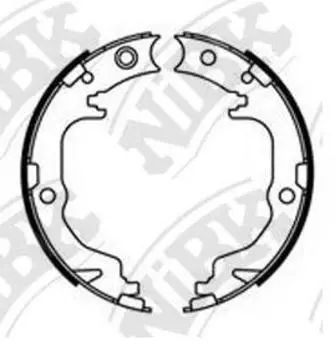 КОЛОДКИ ТОРМОЗНЫЕ БАРАБАННЫЕ