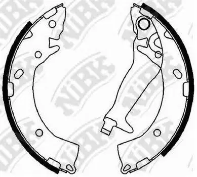 КОЛОДКИ ТОРМОЗНЫЕ БАРАБАННЫЕ