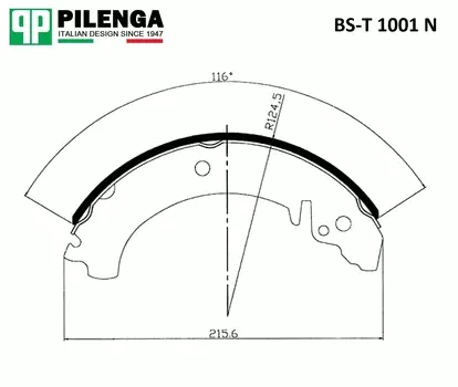 КОЛОДКИ ТОРМОЗНЫЕ БАРАБАННЫЕ