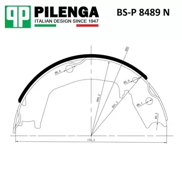 КОЛОДКИ ТОРМОЗНЫЕ БАРАБАННЫЕ