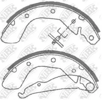 КОЛОДКИ ТОРМОЗНЫЕ БАРАБАННЫЕ