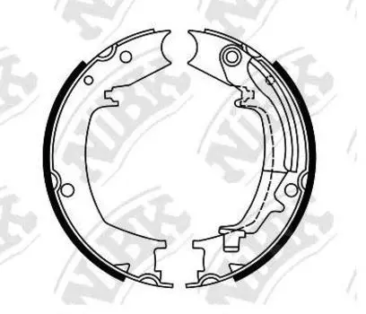 КОЛОДКИ ТОРМОЗНЫЕ БАРАБАННЫЕ