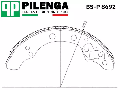 КОЛОДКИ ТОРМОЗНЫЕ БАРАБАННЫЕ