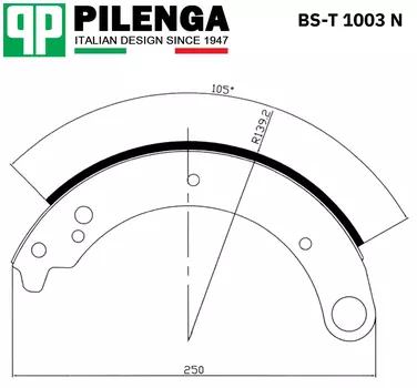 КОЛОДКИ ТОРМОЗНЫЕ БАРАБАННЫЕ