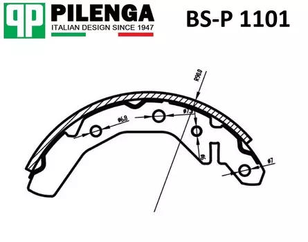 КОЛОДКИ ТОРМОЗНЫЕ БАРАБАННЫЕ DAEWOO - MATIZ 0.8-1.0 (98-)