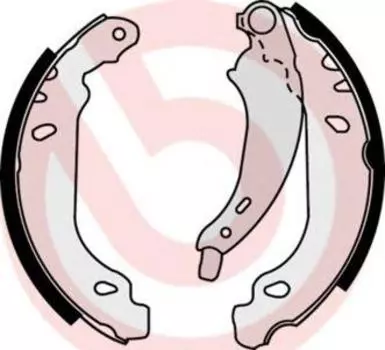 КОЛОДКИ ТОРМОЗНЫЕ БАРАБАННЫЕ PEUGEOT 206 1.1-1.6 98-