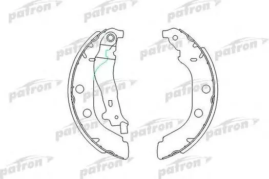 КОЛОДКИ ТОРМОЗНЫЕ БАРАБАННЫЕ PEUGEOT 406 95-04 406 BREAK 96-04