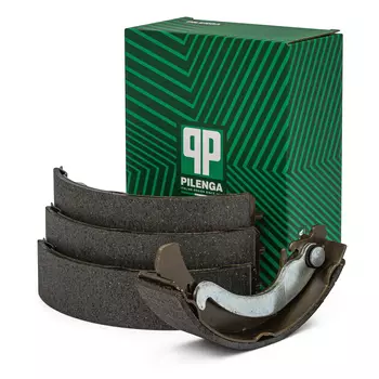 КОЛОДКИ ТОРМОЗНЫЕ БАРАБАННЫЕ СО СКОБАМИ РУЧНИКА