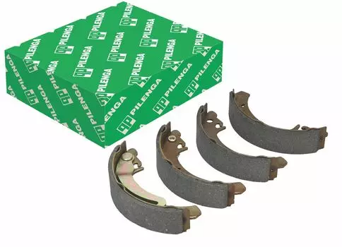 КОЛОДКИ ТОРМОЗНЫЕ БАРАБАННЫЕ СО СКОБАМИ РУЧНИКА