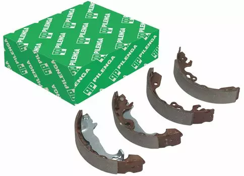 КОЛОДКИ ТОРМОЗНЫЕ БАРАБАННЫЕ ЗАДНИЕ СО СКОБАМИ РУЧНИКА